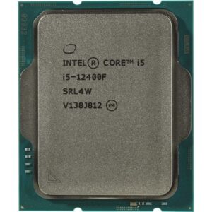מעבד אינטל דור 12 INTEL I5-12400F BOX+Fan NO GPU 117W LGA1700