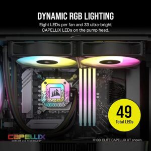 קרור נוזלי Corsair iCUE H115i ELITE CAPELLIX XT 280mm