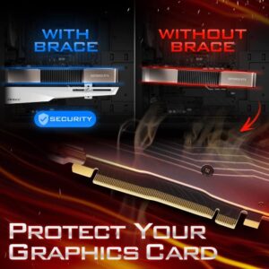 תומך לכרטיס מסך ANTEC GPU Holder Dagger Black